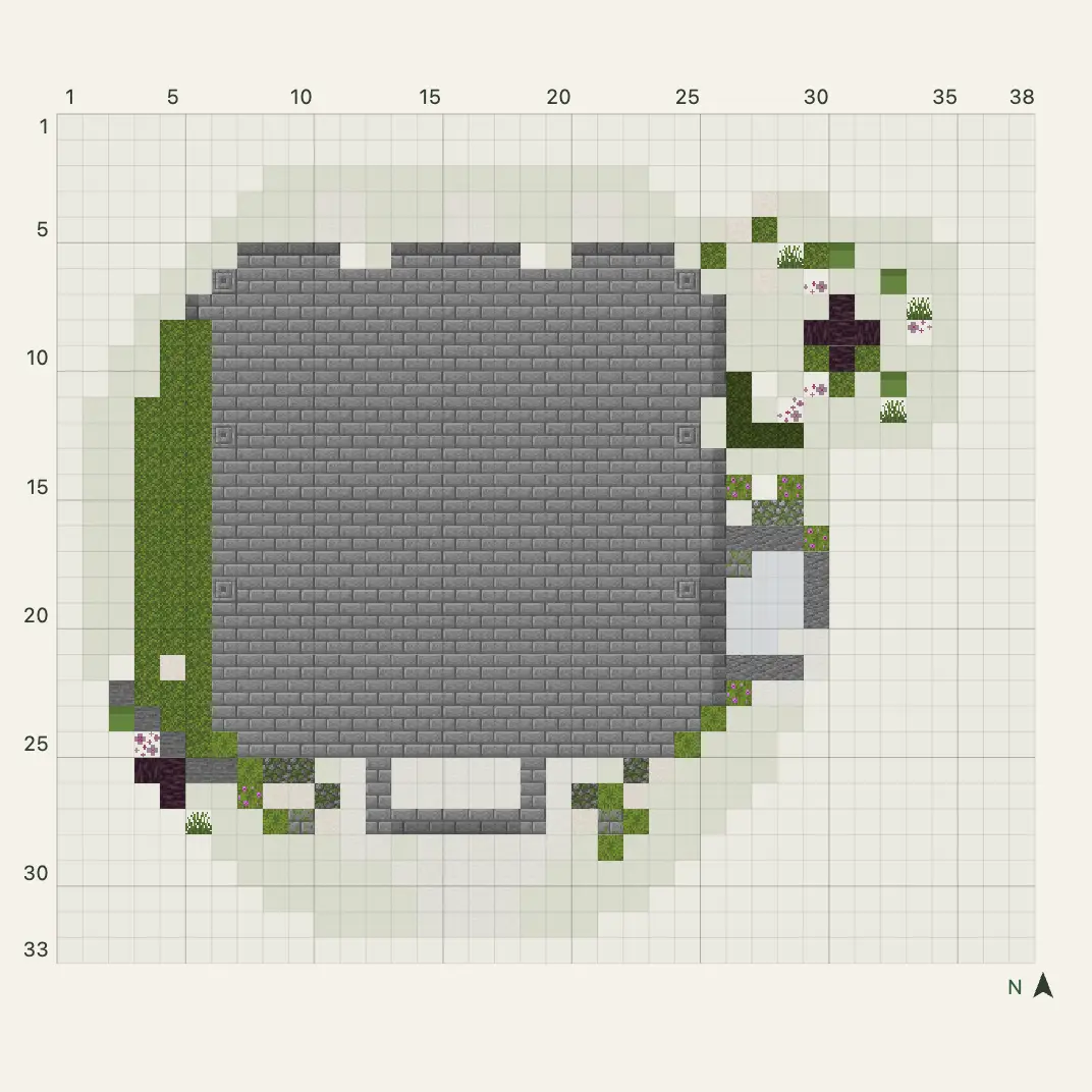 Cherry Pagoda House: blueprint layer 3
