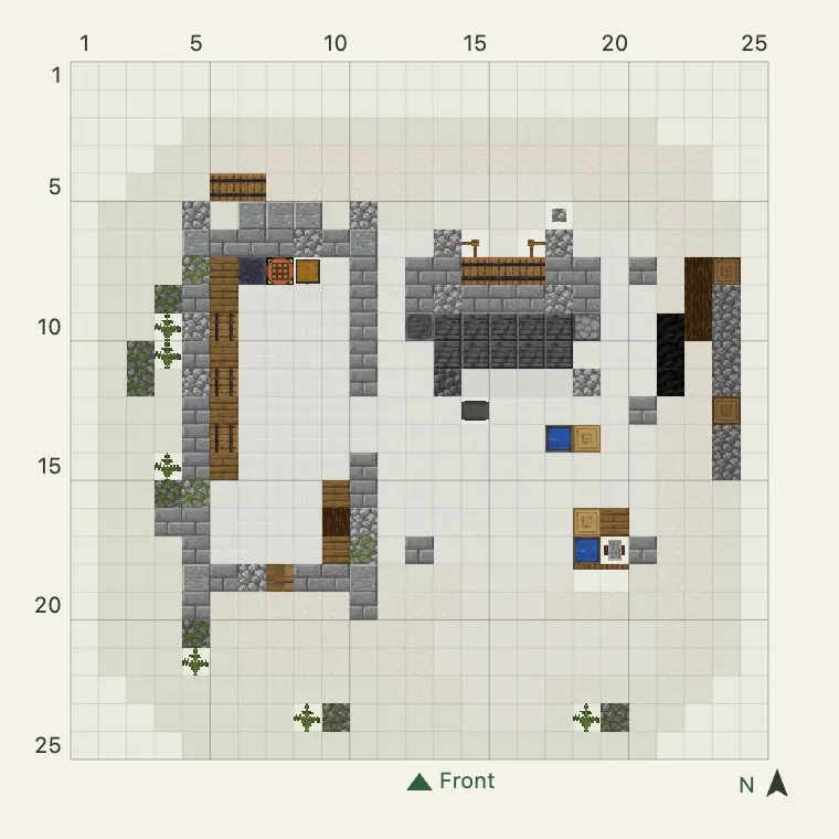 Fieldstone Cottage: blueprint layer 3