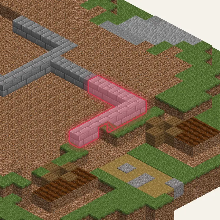 Hillside Burrow Base: step 199